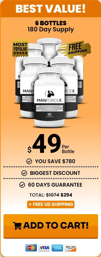 ManForceX - 6 Bottles